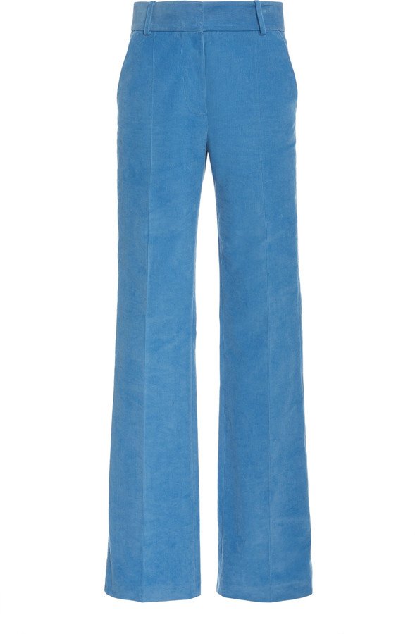 womens flared corduroy trousers