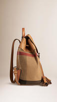 Thumbnail for your product : Burberry Canvas Check Backpack