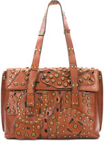 Thumbnail for your product : Patricia Nash Studded Link Asti Large Flap Shoulder Bag