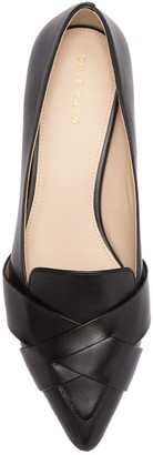 camila leather skimmer flat