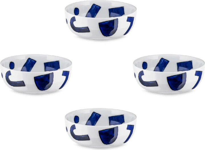 MW01/54 Dressed By Marcel Wanders Dessert Bowl In White Porcelain - View #2