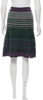 Thumbnail for your product : M Missoni Knit Knee-Length Skirt