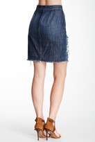 Thumbnail for your product : Sneak Peek Denim Destroyed Buttoned Denim Skirt