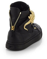 Thumbnail for your product : Giuseppe Zanotti Alligator High-Top Sneakers