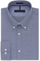Thumbnail for your product : Tommy Hilfiger Men's Slim-Fit Non-Iron Navy Geo Dress Shirt