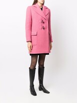 Thumbnail for your product : Boutique Moschino Double-Breasted Virgin Wool-Blend Coat