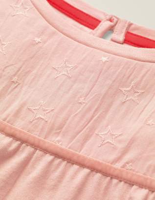 Boden Star Embroidered Jersey Top