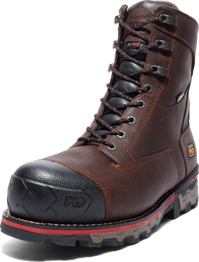 Timberland Men's Boondock 8 Inch Composite Safety Toe Insulated Waterproof Industrial Work Boot