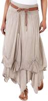 Thumbnail for your product : KRISP 7847-MOC-14: Hitched Up Belted Maxi Skirt