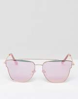 Thumbnail for your product : Aldo Chelirien Rose Gold Mirror Sunglasses