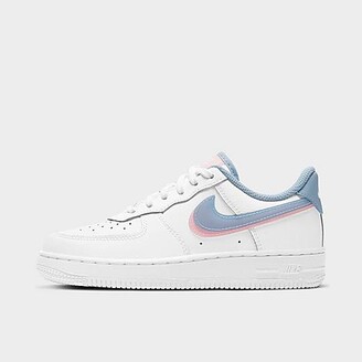 Nike Girls' Little Kids' Air Force 1 LV8 Layered Swoosh Casual Shoes -  ShopStyle