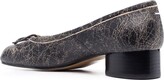 Thumbnail for your product : Maison Margiela Cracked Leather Tabi Pumps