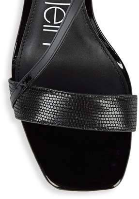 Calvin Klein Janayln Patent d'Orsay Sandals