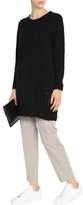 Thumbnail for your product : Enza Costa Distressed Mélange Wool And Cashmere-Blend Sweater