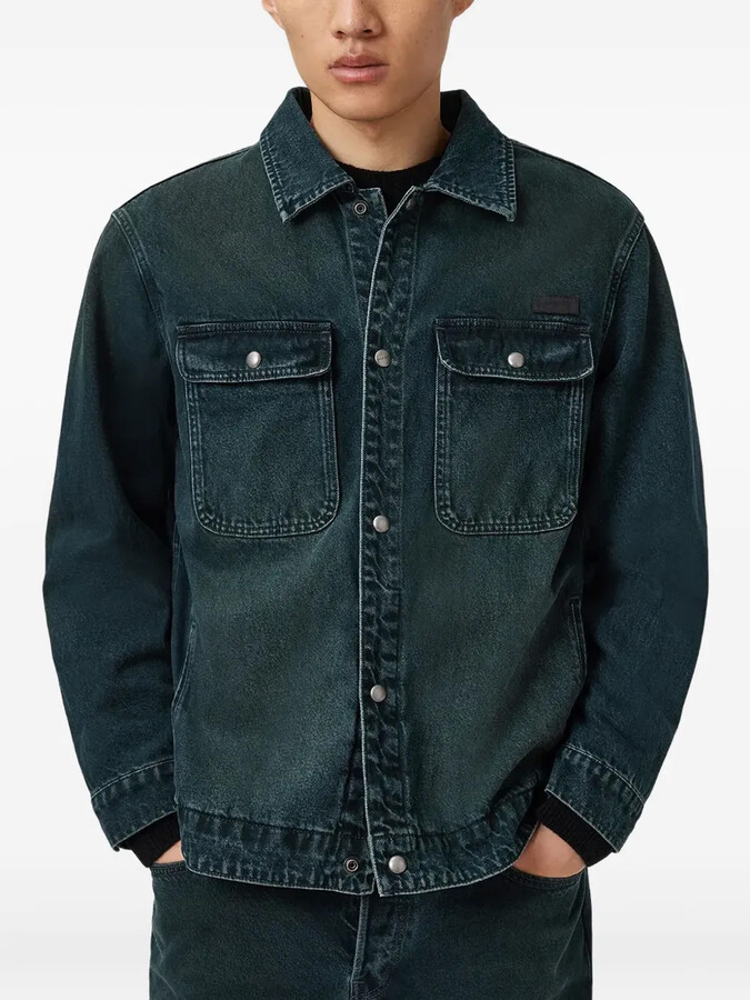 AllSaints Exile pocketed-buttoned jacket
