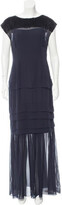 Thumbnail for your product : Jonathan Saunders Embellished Silk Dress
