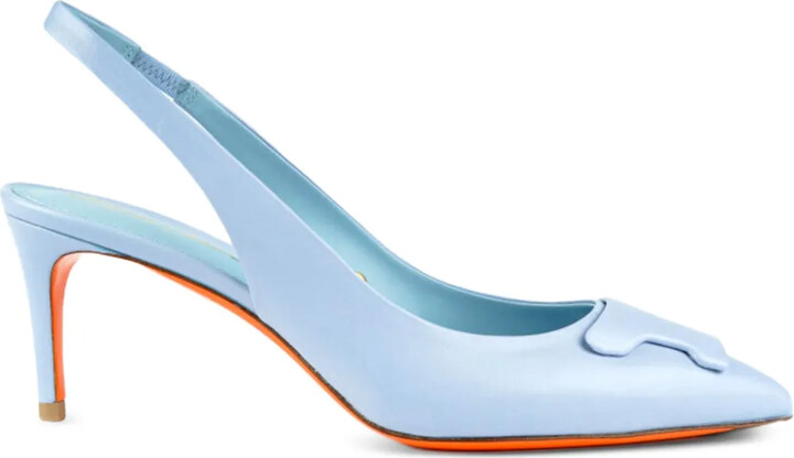 Santoni 65mm Sibile slingback pumps