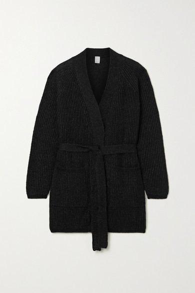 long cardigan with tie belt