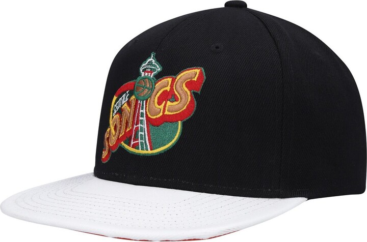 Mitchell & Ness Black Washington Capitals Gold Leaf Trucker Snapback Hat in  Red for Men