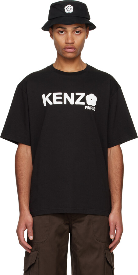 Kenzo Black Paris Oversize Boke Flower 2.0 T-shirt