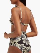Thumbnail for your product : Dodo Bar Or Rachelle Floral-print Triangle Bikini Top - Black Print