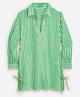 Thumbnail for your product : J.Crew Cotton voile tunic cover-up with side ties in stripe