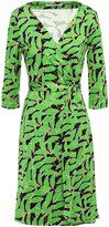 Thumbnail for your product : Diane von Furstenberg Printed Silk-jersey Wrap Dress