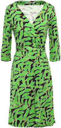Diane von Furstenberg Printed Silk-jersey Wrap Dress
