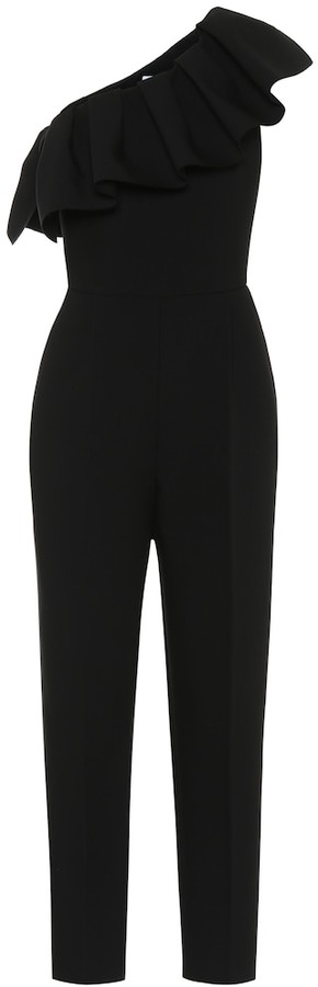 one shoulder pants romper