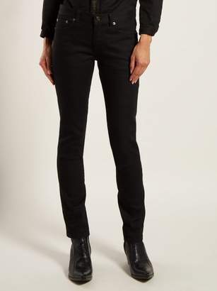 Saint Laurent Mid-rise Skinny Jeans - Womens - Black