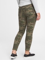 Thumbnail for your product : Gap Maternity Inset Panel True Skinny Camo Jeans With Washwell™