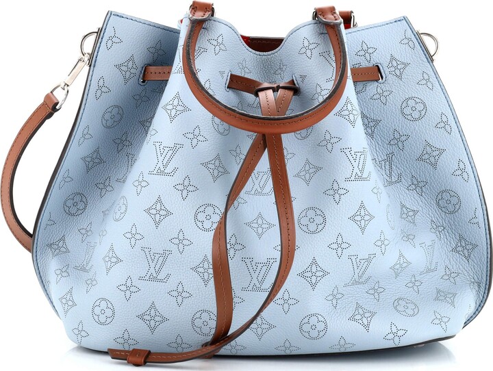 Louis Vuitton Grey Monogram Mahina Leather XXL Bag - Yoogi's Closet