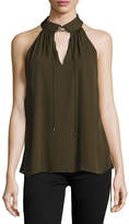 Thumbnail for your product : Haute Hippie The New Morrison Laced Silk Tank