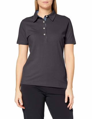 plain black polo shirt womens