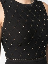 Thumbnail for your product : Elisabetta Franchi stud-detail A-line dress