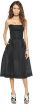 Thumbnail for your product : Nicholas Embroidered Mesh Ball Skirt