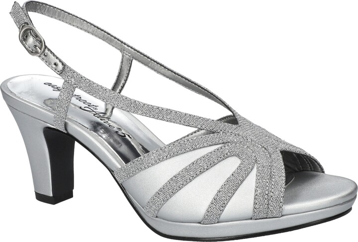 Easy Street Shoes Women's Starlight Strappy Heeled Sandals