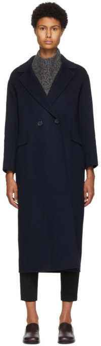 Navy Coat Max Mara | Shop the world's largest collection of fashion |  ShopStyle