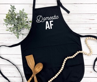 Kitchen Floral Apron Gift for Mother's Day - Personalized Mom Aprons Gifts  w/Pockets w/Name for Mother Men for Grilling Cooking BBQ Baking Customized