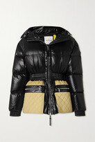 Thumbnail for your product : MONCLER GENIUS + 1952 Patricia Hooded Quilted Shell Down Jacket - Black