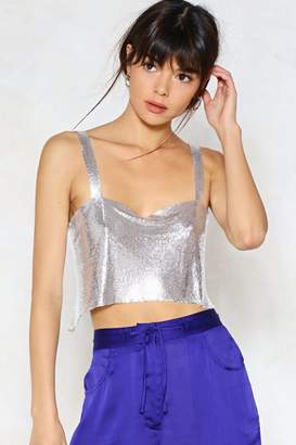 Nasty Gal I'm Coming Out Chainmail Top