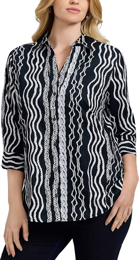 Foxcroft Plus Paityn Shirt