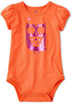 Thumbnail for your product : JCPenney Okie Dokie Short-Sleeve Bodysuit - Girls newborn-9m