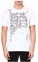 Thumbnail for your product : McQ Ribcage print t-shirt Alexander McQueen White