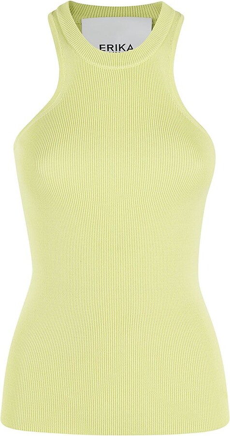 Erika Cavallini Ribbed Sleeveless Top