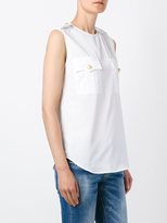 Thumbnail for your product : DSQUARED2 sleeveless 'Sergeant' blouse - women - Cotton - 38