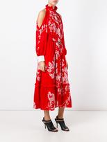 Thumbnail for your product : Fendi cold shoulder maxi dress