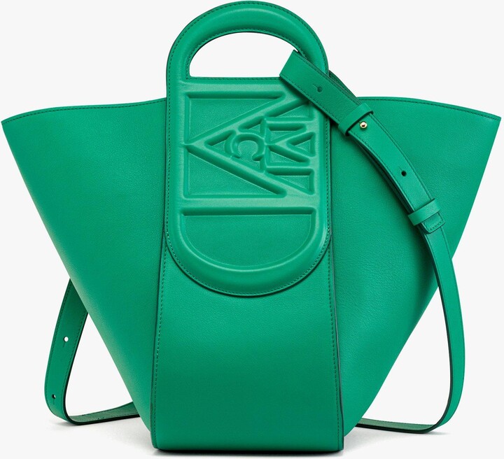 Mcm Mini Mode Travia Tote Bag - Green