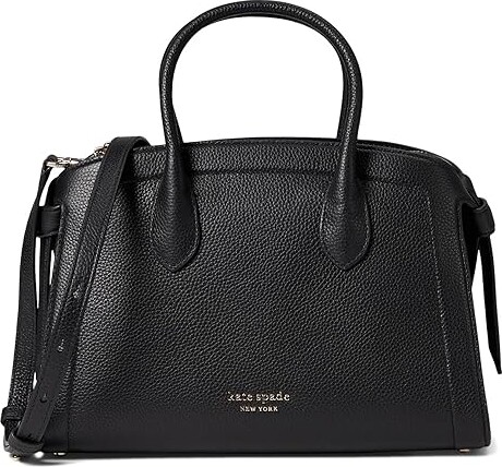 Kate Spade New York Knott Large Pebbled Leather Shoulder Bag, Renaissance Rose, Women's, Handbags & Purses Shoulder Bags
