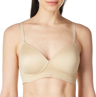 Hanes Ultimate Wireless Bra Full-Coverage No-Dig Bra Our Best T-Shirt Bra  Convertible Wirefree Bra with Foam Cups - ShopStyle